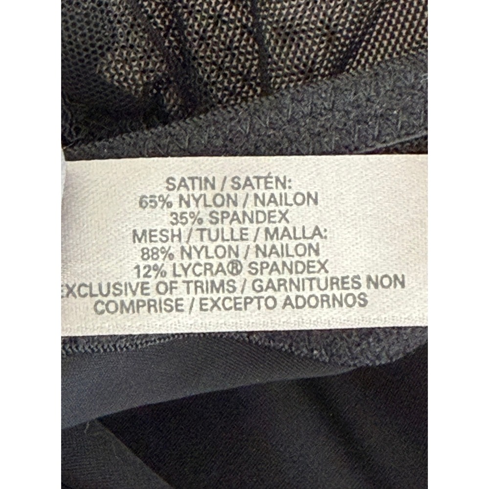 Victorias Secret 36C Black Ruched Lace Garter Chemise Lingerie Padded Underwire - Picture 13 of 15